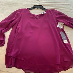 Beautiful purple flowing shirt